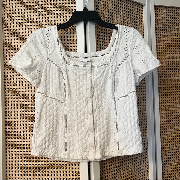 Anthropologie Eyelet Blouse - Picture 5 of 5